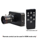 4K HDMI Camera 1080P 60fps 1080i Live Webcam USB Camera Recording 4K@30fps Industry C/CS-Mount  with 4-12mm Lens