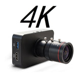 4K HDMI Camera 1080P 60fps 1080i Live Webcam USB Camera Recording 4K@30fps Industry C/CS-Mount  with 4-12mm Lens