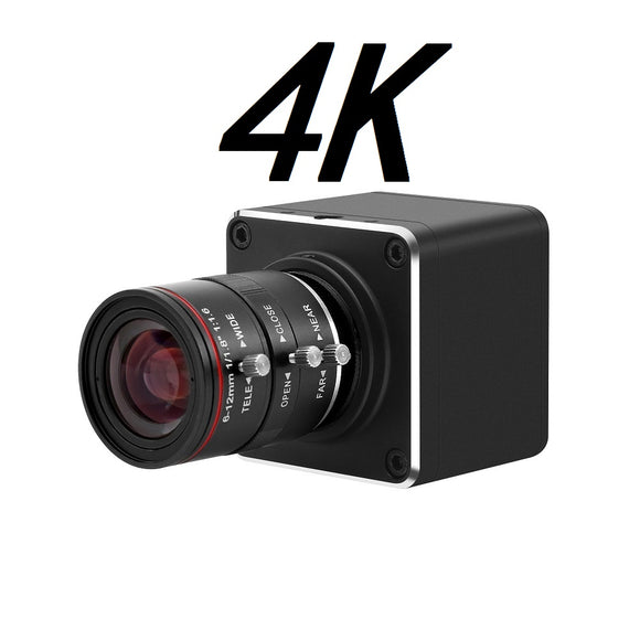 Brand new 12MP HDMI Camera 4K 2160P30/25/24fps 1080P60/50/30/25fps 1080i60/50fps, Streaming Webcam Industry C/CS-Mount with 6-12mm Lens