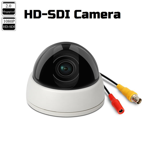 CCTV Industrial HD-SDI 2.0MP 1080P 30/25fps 2.8mm lens 80-15° Viewing Angle Security Dome SDI Camera Motion detection SDI&CVBS dual output